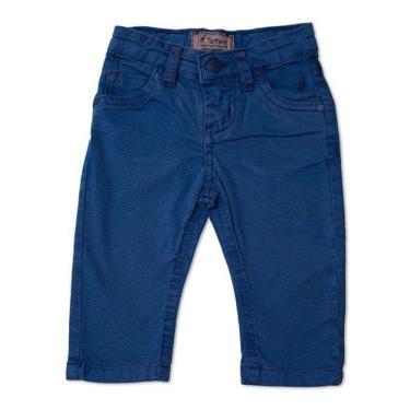 Imagem de Calça Jeans Infantil Masculina Azul Royal Toffee - 6 a 9 meses