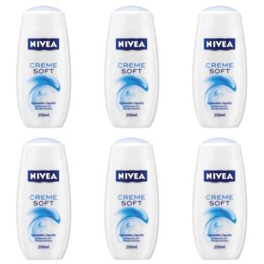 Imagem de Nivea Creme Soft Sabonete Líquido 250ml (Kit C/06)