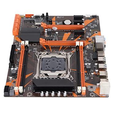 Imagem de Placa-mãe de Desktop Intel X99 LGA2011-3, Placa-mãe de Jogos DDR4 de 4 Canais Com 8 SATA, 1 Slot M.2, 3 Slots de Placa Gráfica PCI-E X16, Rede RJ45