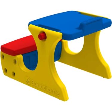 Imagem de Mesa de Atividades Infantil Bandeirante Recreio com Bau Banco