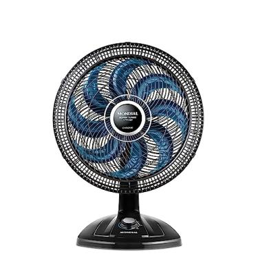 Imagem de MONDIAL Ventilador de Mesa 40cm Super Turbo, Preto/Azul, 140W, 220V - VTX-40-CHROME