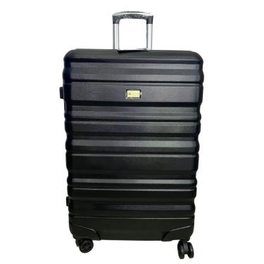 Imagem de Mala de Viagem Média Rígida Rodas Duplas 360º Segredo Preta