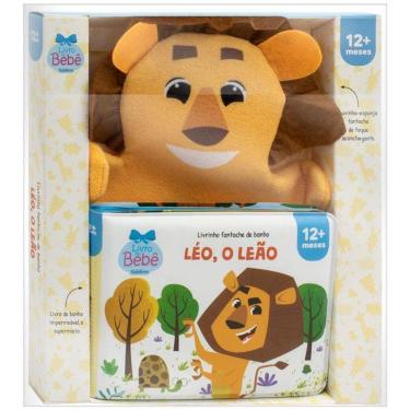 Imagem de Livrinho Fantoche De Banho Léo, O Leão