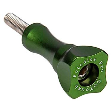 Imagem de Parafuso de mão de metal verde GoTough 35mm compatível com GoPro HERO3, HERO3+, HERO4, HERO5, HERO6, HERO7 Sistema de montagem de 2 pinos - por Fotodiox Pro