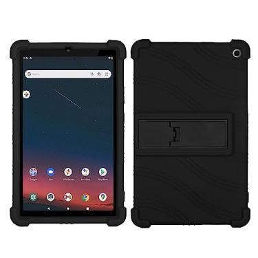 Imagem de QYiiD Capa para Walmart Onn 8 polegadas Gen 3 2022 Modelo: 100071483, capa protetora de silicone leve para crianças macia contra choque para Onn 8 polegadas Gen 3 2022, preta