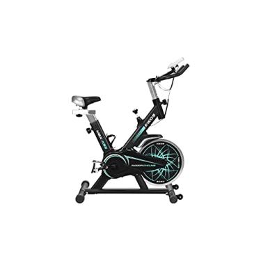 Imagem de Bicicleta Ergométrica Spinning Kikos Max KS5 Fitness Cardio Musculação com Roda de inércia de 10Kg. silenciosa, resistente e ajustável; assento e guidão reguláveis; Ideal para seus treinos.