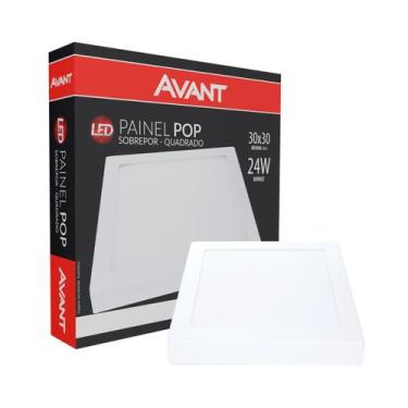 Imagem de Painel De Led Avant Sob Pop 24W Luz Branca 6500K Quad Biv