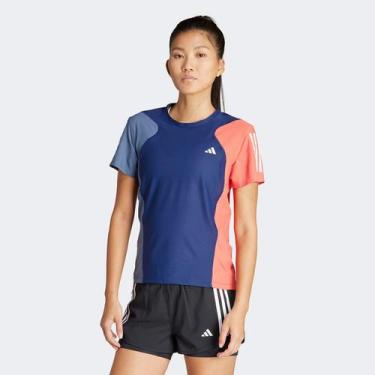 Imagem de Camiseta Adidas Own The Run Base Color Block Feminina