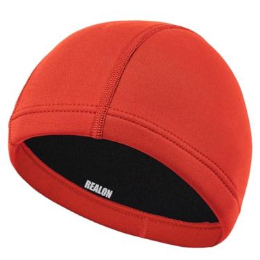 Imagem de REALON Gorro de neoprene com capuz de mergulho, 3 mm, juvenil, masculino e feminino, touca de natação térmica, chapéu de proteção de cabelo longo para natação, surfe, windsurf, snorkel, esportes