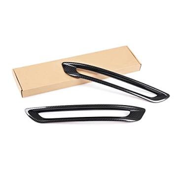 Imagem de PIUGILH para Honda Civic 11ª Geração 2021 2022 ABS Estilo Fibra de Carbono Estilo Carro Estilo Traseira Luz de Nevoeiro Acessórios Exterior ABS Carro