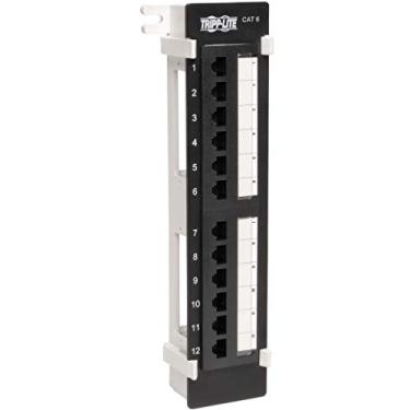 Imagem de Tripp Lite N250-012 12-Port Cat6 Painel de parede vertical 110