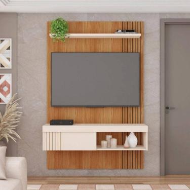 Imagem de Painel Para Tv Jade Caemmun 1,20 Freijo-off White