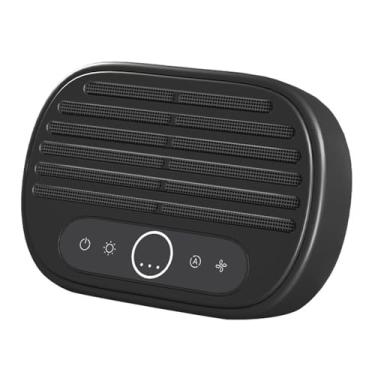 Imagem de CIADAZ Purificadores de ar para casa H12 HEPA Purificador de ar para remoção de formaldeído, fumaça, pêlos, cheiro de íon negativo, tipo C, purificador de ar portátil para carro com luz roxa, bastão d