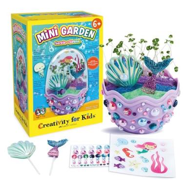 Imagem de Creativity For Kids, Faber-Castell, Mini Jardim Mágico Encantado De Sereia, Estimula A Criatividade E Curiosidade, Para Crianças A Partir De 6 Anos.