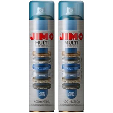Imagem de Kit 2 Jimo Multi Superfícies 400ml/380g Para Madeiras Metais Laminados Vidros Granitos e Eletrônicos