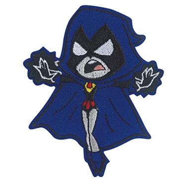 Imagem de C&D Visionary Patch Teen Titans Go Raven azul, cinza, preto