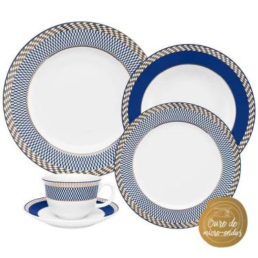 Imagem de Aparelho de Jantar 30 Peças Flamingo Op Art Oxford