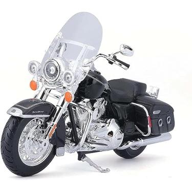 Imagem de 2013 Harley Davidson FLHRC Road King Classic Preto Motocicleta, Bicicleta Modelo de 1/12 por Maisto