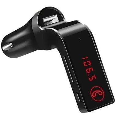 Imagem de Transmissor Fm Carg7 Fm Card Bluetooth Car Charger Micro Sd - ello