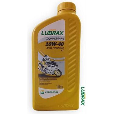 Imagem de Óleo De Moto Lubrax Tecno Moto 10w40 Api SL 1Lt - Lubrax