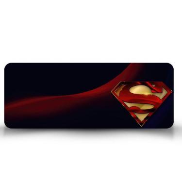 Imagem de Mouse Pad Gamer Superman Símbolo - Império da Impressão, 70cm x 35cm