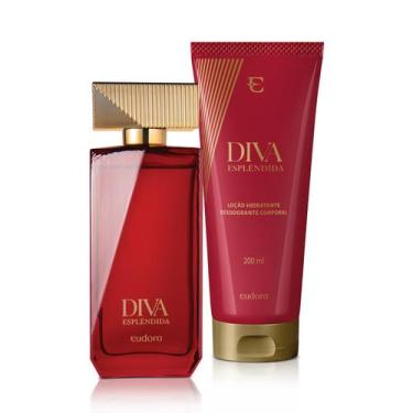 Imagem de Eudora Kit Diva Esplêndida: Desodorante Colônia 100ml + Loção Corporal