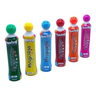 Imagem de Kit 10 Caneta Carimbo Pinguelô Baby De40ml Marcador De Bingo