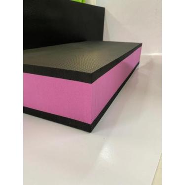 Imagem de Kit 2 Steps 60x28x10cm Academia Exercícios - oreidoeva, Rosa