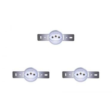 Imagem de Kit C/3 - Conjunto Para Condulete Perlex Tomada 2 Polos +...