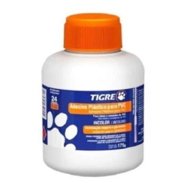 Imagem de Adesivo Cola Plastico Pvc 175 G C Pincel Incolor Tigre - Rede Construi