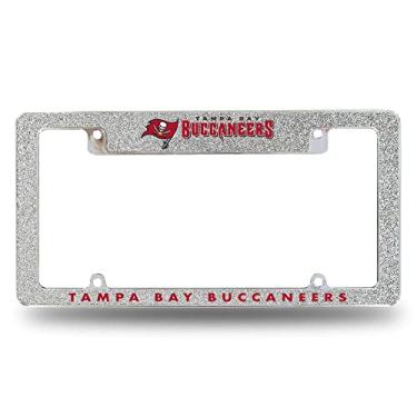Imagem de Rico Industries Tampa Bay Buccaneers Cromado em toda a parte automotiva Bling Moldura de placa de licença 12" x 15,24 cm Cromado Design de moldura para carro/caminhão/UV