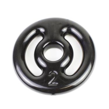 Imagem de Anilha 02kg Vazada Revestida Emborrachada Peso Musculação Academia JFI