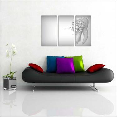Imagem de Quadro Decorativo Dentista Consultórios Profissão Salas Decorações 3 p