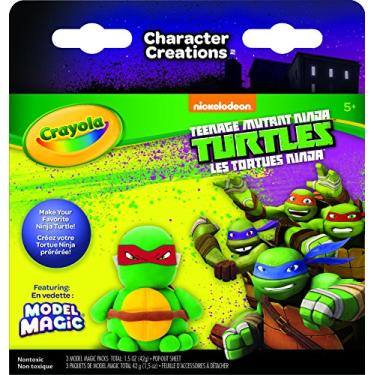 Imagem de Crayola Teenage Mutant Ninja Turtles Model Magic Character Creations Art Kit
