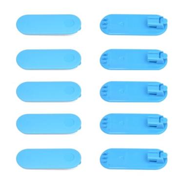 Imagem de YNIBST PMLN7220AR Clipe de cinto para substituição de Walkie Talkie, clipe traseiro para rádios bidirecionais Motorola T400 T402 T460 T465 T600 H2O e T605 H2O (10 peças, azul)