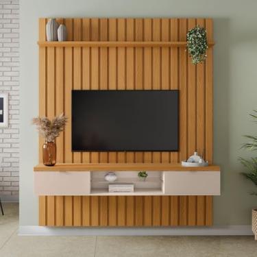 Imagem de Painel Suspenso Ripado 1.8 Voi MDP/MDF Cinamomo Mel G26 - Gran Belo