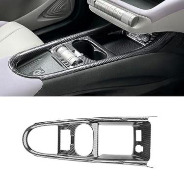 Imagem de Para BYD Dolphin 2023-2024 Painel de câmbio de controle central do carro Decoração da tampa da moldura da guarnição Adesivo automotivo