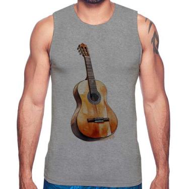 Imagem de Regata Violão - Foca na Moda, Cinza, GGG