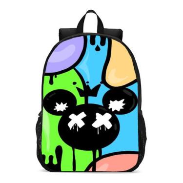 Imagem de Mochila Escolar Infanto Juvenil Moda Streewear Novidade Geek Skin 75, 