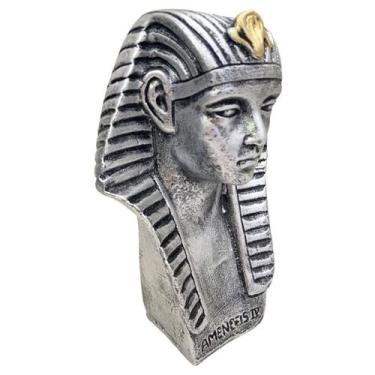 Imagem de 1 Estátua em Resina Busto Faraó do Egito Decoração Casa - LZ Decoraçõe