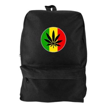 Imagem de Mochila Bolsa Masculina Basica Escolar Pega a Visão Estampado Reggae F
