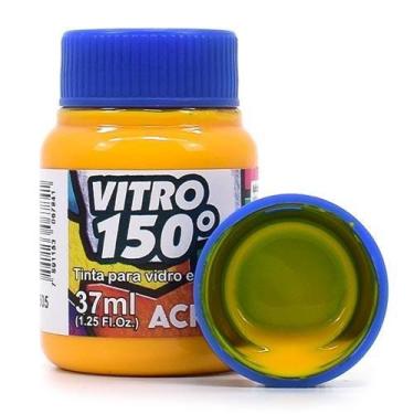 Imagem de Tinta Vitro 150 Acrilex 37ml, 505 - AMARELO OURO
