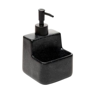 Imagem de Dispenser Porta Sabão E Suporte Esponja 430ml Cerâmica Pia - LYOR