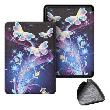 Imagem de GUKSRASO Capa para 7" Kindle Paperwhite 12th Gen 2024 e Kindle Colorsoft Signature Edition, PU e TPU Soft Traseiro Tampa Protetora para com Despertar/sono Automático