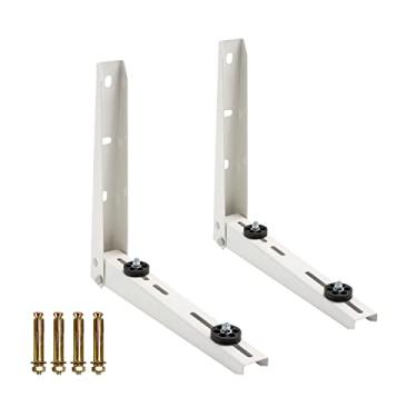 Imagem de ICOOL Suporte de Montagem Em Parede Mini Split(21,7" Lx 15,7" H) para Compressores de Bombas de Calor de Condicionadores de Ar Sem Dutos Universais de 7000-36000 Btu, Suporte de Condensador Dobrável P