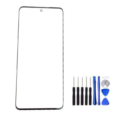 Imagem de VIESUP Vidro externo de tela LCD para Motorola Moto Edge 2023 painel de vidro frontal para reparo de lente peças de reposição (não LCD)