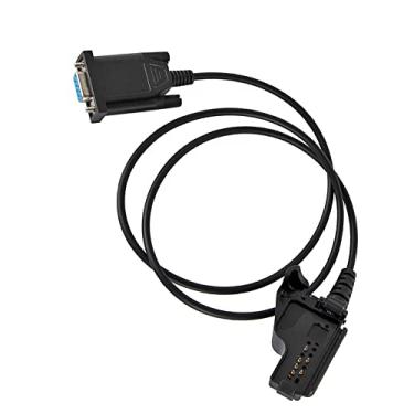 Imagem de DB9 Cabo fêmea de 4 pinos, programas e configurações de frequência, cabo de programação de 120 cm/47,24 polegadas para walkie-talkies para computador