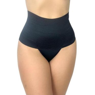 Imagem de Calcinha Cinta Elastico 17cm Compressão Confortável Modeladora de Cint