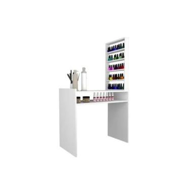 Imagem de Mesa de Manicure + Porta Esmaltes Salão de Beleza - Compmovel