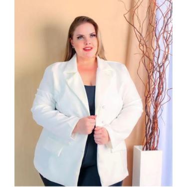 Imagem de Blazer Plus Size Modas/Moda Feminina Tendência Verão  - Nanda Fashion 
